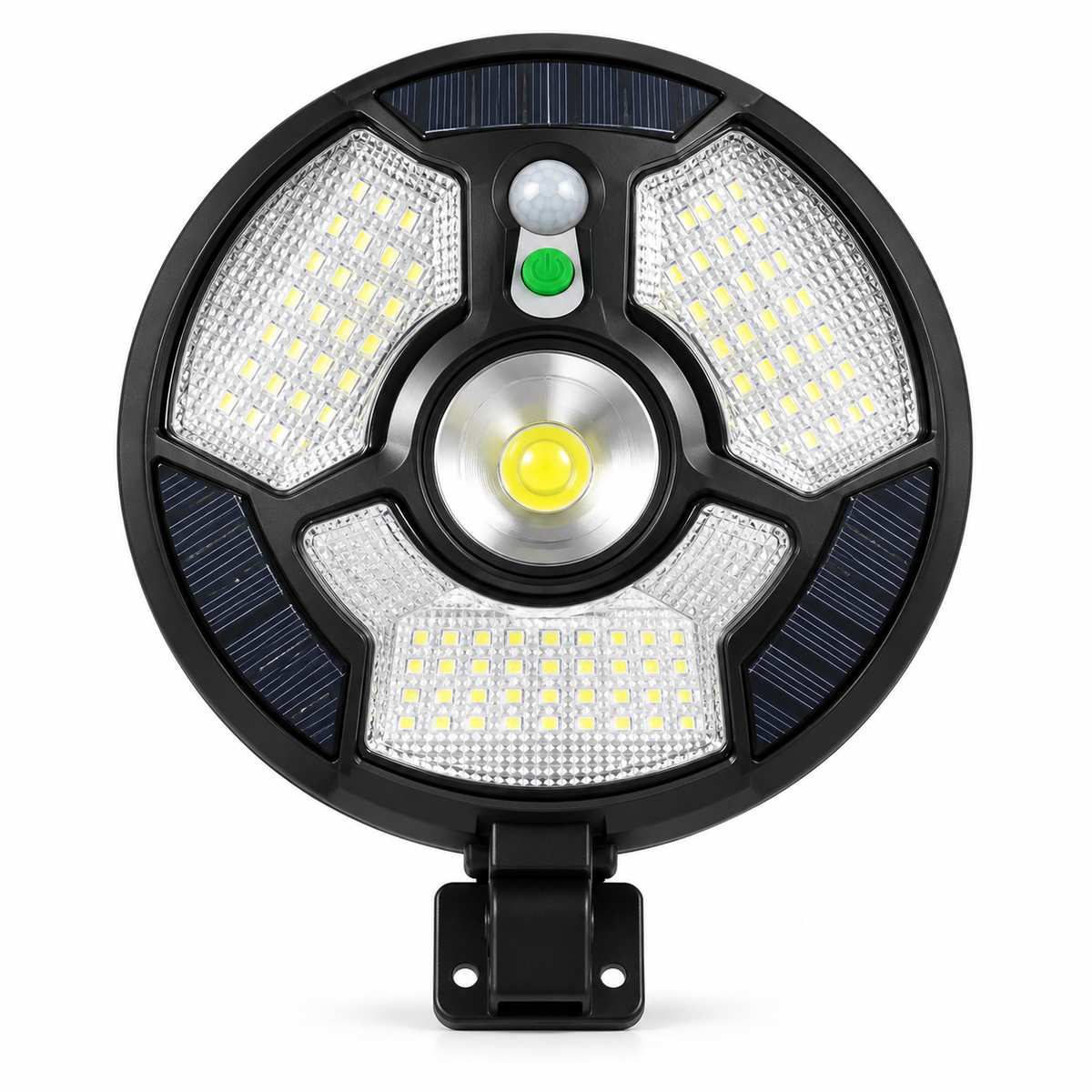 Lámpara Solar LED Circular 150W con Control Remoto